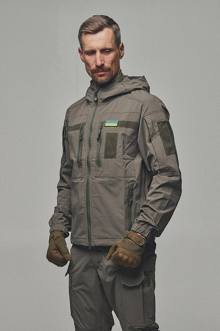 Чоловіча армійська мультикам демісезонна куртка 4Wstretch, військова демісезонна куртка Львів - фото 2