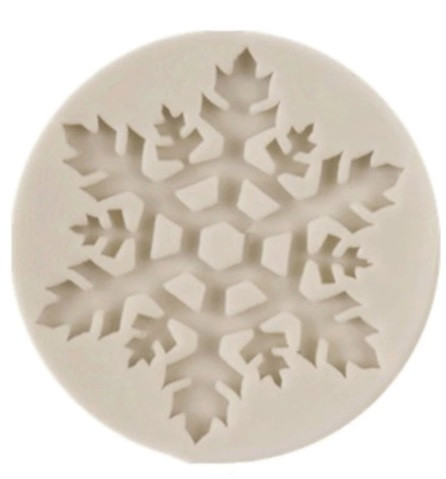 Молд Снежинка силикон 5 см серый Киев - изображение 2