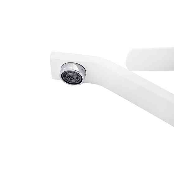 Змішувач для раковини Kroner KRP Armada - W011 білий/хром Київ