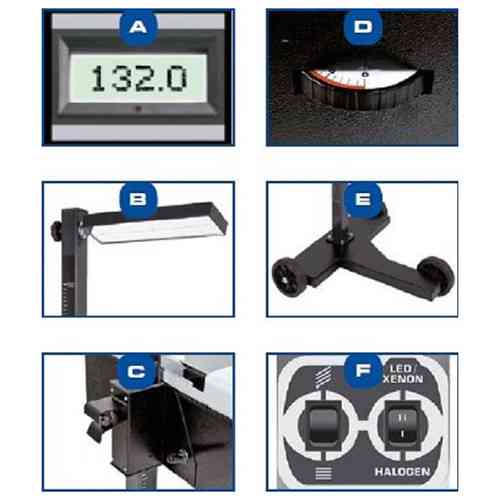 Прилад для регулювання світла фар HL19D SPIN (Італія) Одеса