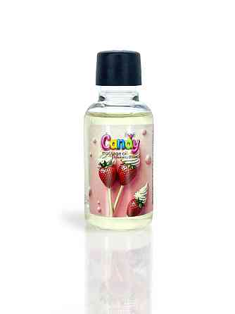 Масло массажное Candy с ароматом Клубника со сливками, 50 мл Sex Aura Киев