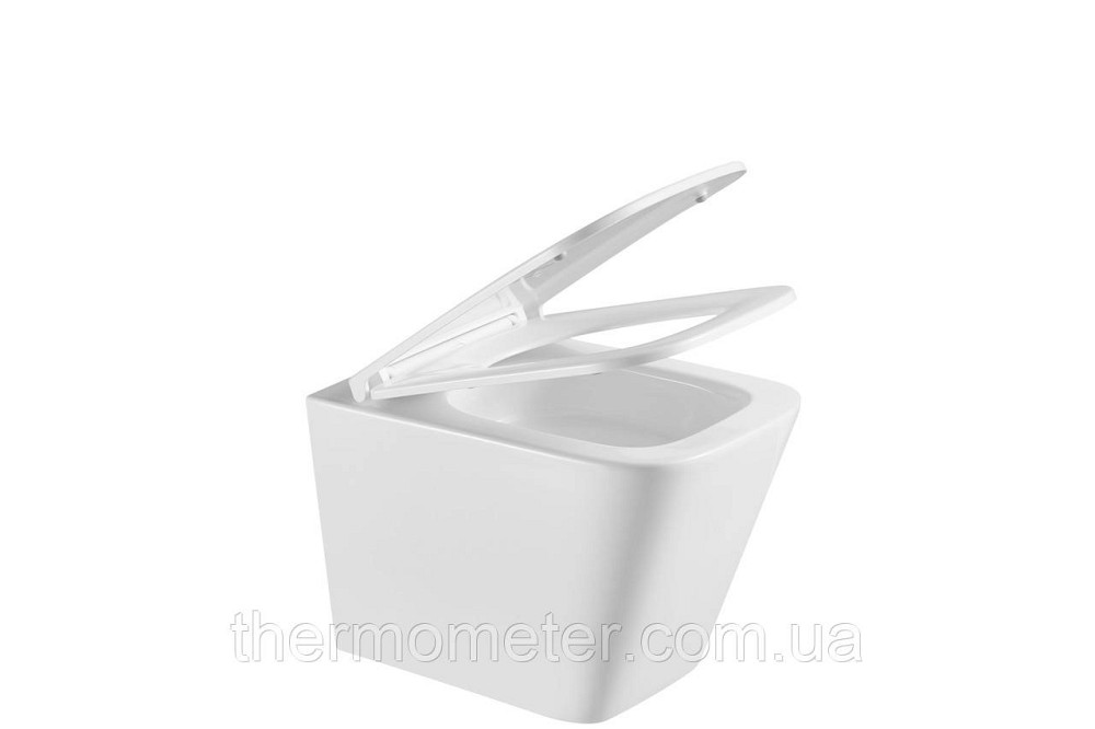 Подвесной унитаз Mixxus Premium Quadro-0301-T3 490x340x360mm, система смыва TORNADO 3.0 (MP6453) Киев - изображение 14