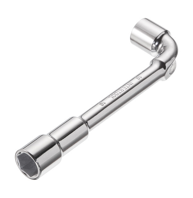 Ключ торцевой с отверстием, L-образный, 19 мм INTERTOOL HT-1619 Киев - изображение 3