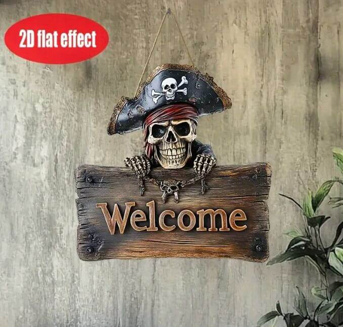 Табличка 2D Welcomе 20х20см Вхід на пірат. вечірку. Тип2 Київ - фото 8