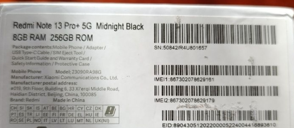 Смартфон Redmi note 13 pro+5G.,8/256GB. Київ - фото 2