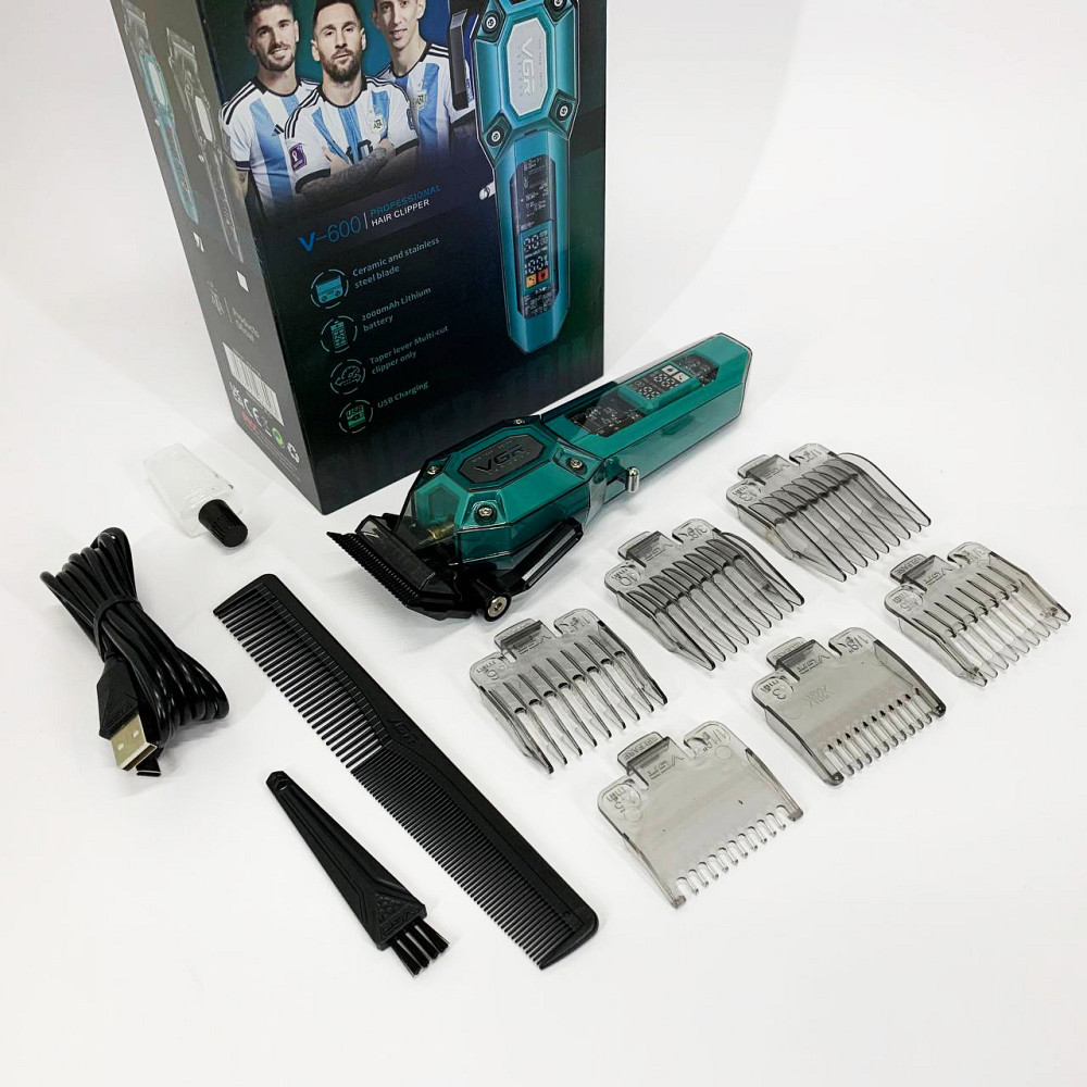 Триммер с насадками разной длины VGR, Универсальный триммер для мужчин, Надежная машинка для стрижки KO-93 Львов - изображение 8