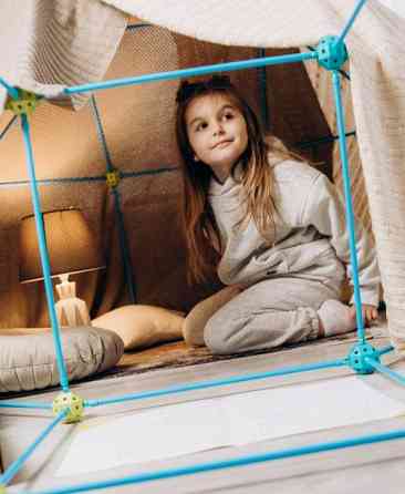 Дитячий ігровий 3D конструктор Намет Magic forts 85 деталей Вінниця