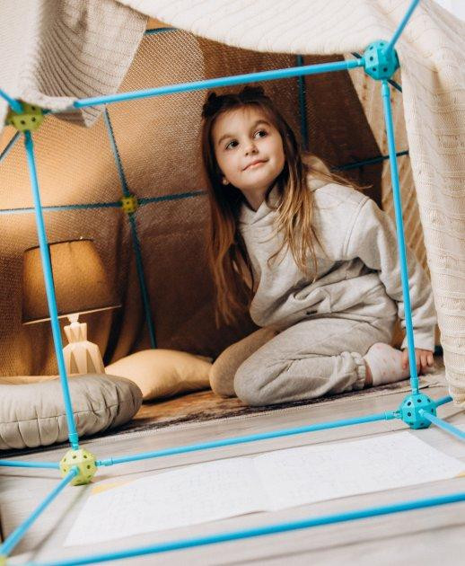 Дитячий ігровий 3D конструктор Намет Magic forts 85 деталей Вінниця - фото 5