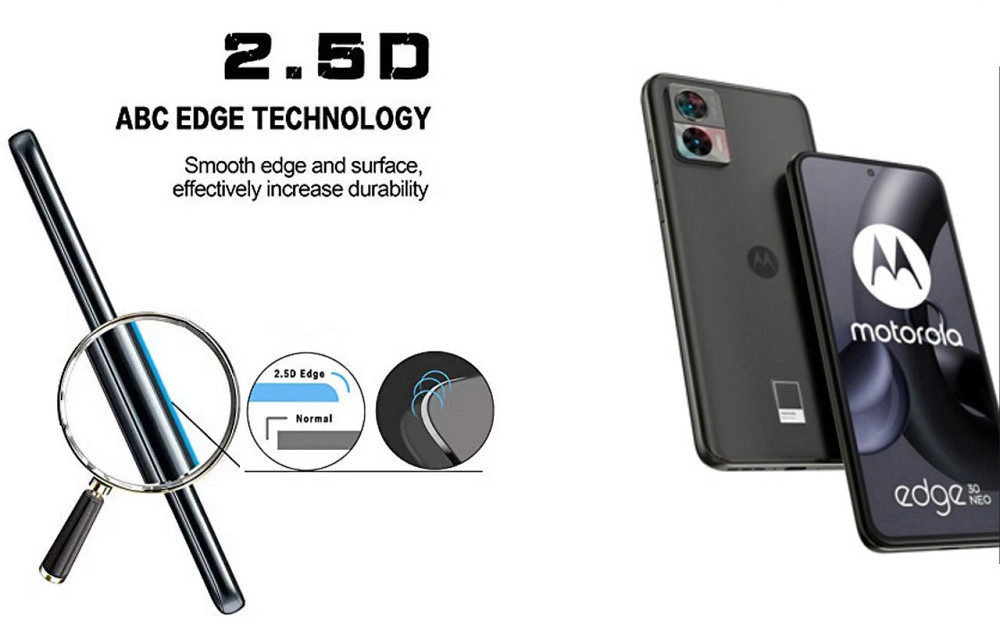 Защитное стекло ArmorGlass для Motorola Edge 30 Neo – устойчивое к царапинам и ударам Киев - изображение 2
