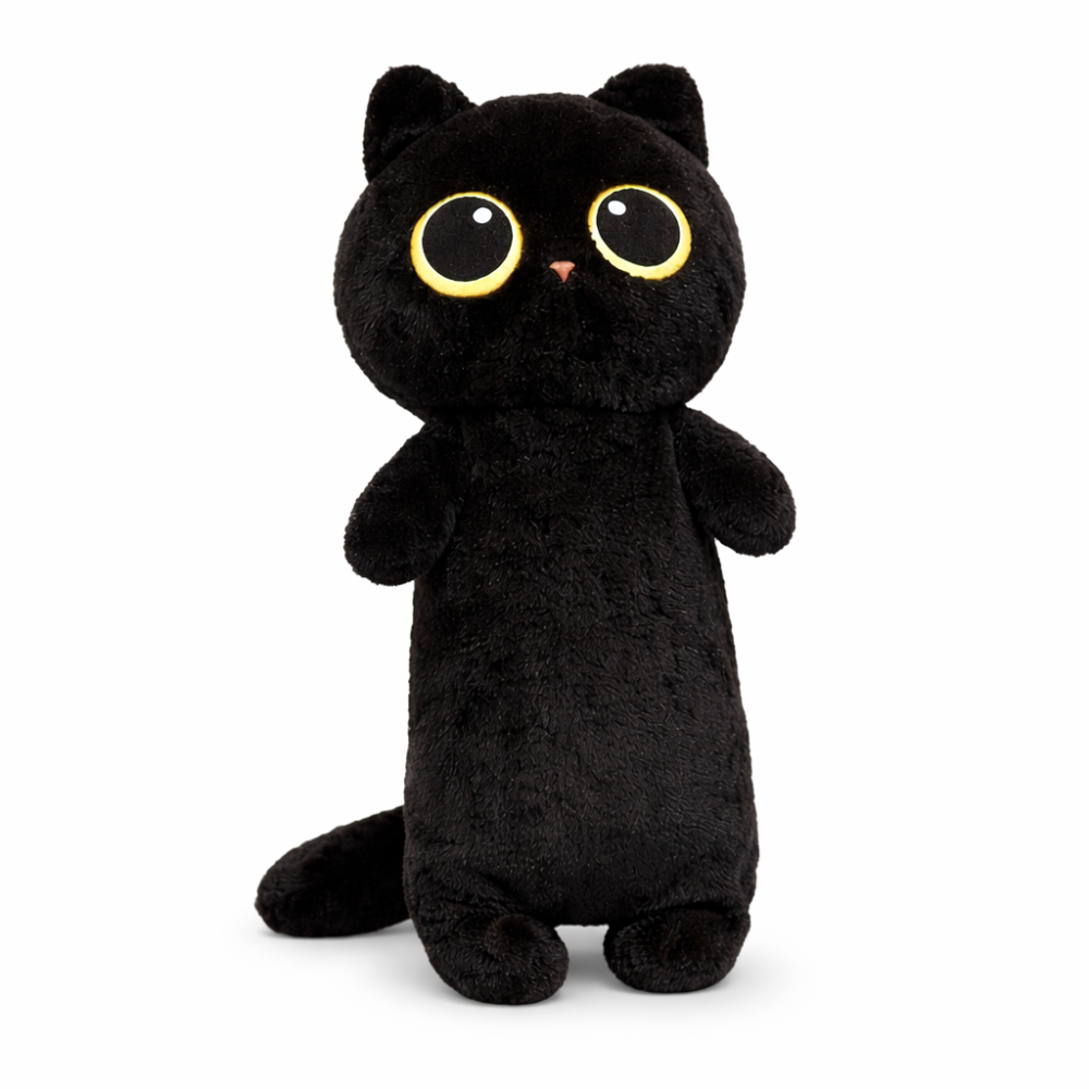 Кот подушка-обнимашка 40 см - мягкая плюшевая игрушка “Кот батон” с большими глазами 40 Киев - изображение 1