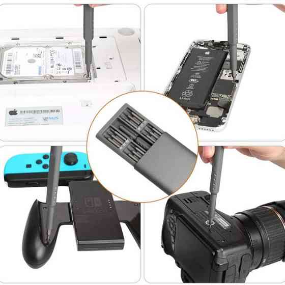 Набір прецизійних викруток з ручкою 48 в 1 у металевому футлярі QD-74 Львів