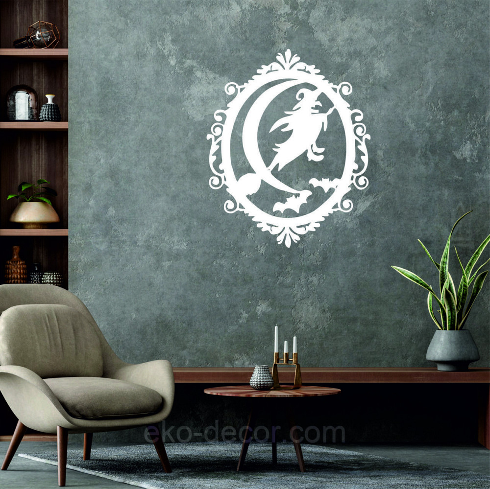 Декоративне настінне Панно «Ведьма», Декор на стіну 110*90 см, Білий Київ - фото 6