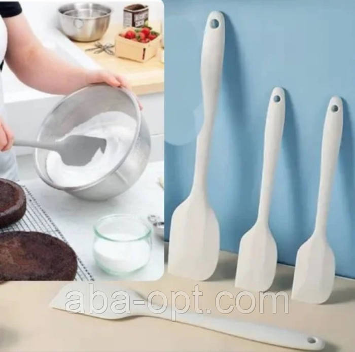 Лопатка силіконова цільна L 28 см Граф ( шт ) Одеса - фото 1