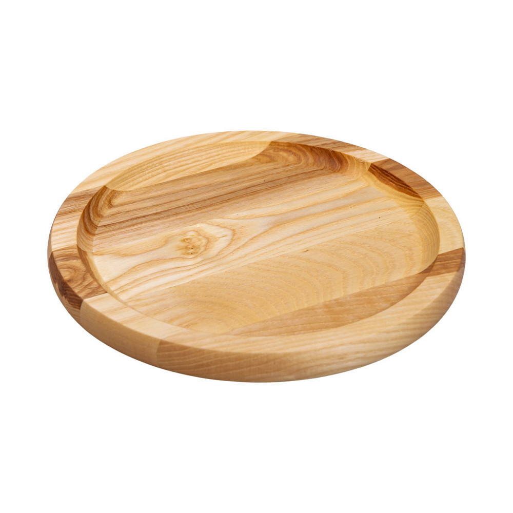 Круглая сервировочная доска 25 см из ясеня Киев - изображение 3