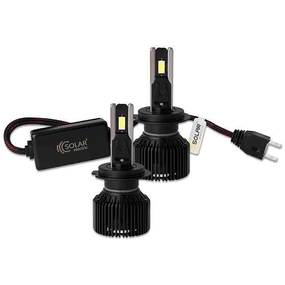 Автолампа Solar LED H7 12/24V 130W 11000Lm 6500K CSP3570 2шт Львів