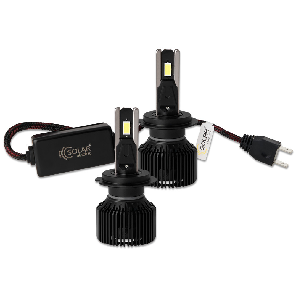 Автолампа Solar LED H7 12/24V 130W 11000Lm 6500K CSP3570 2шт Львов - изображение 4