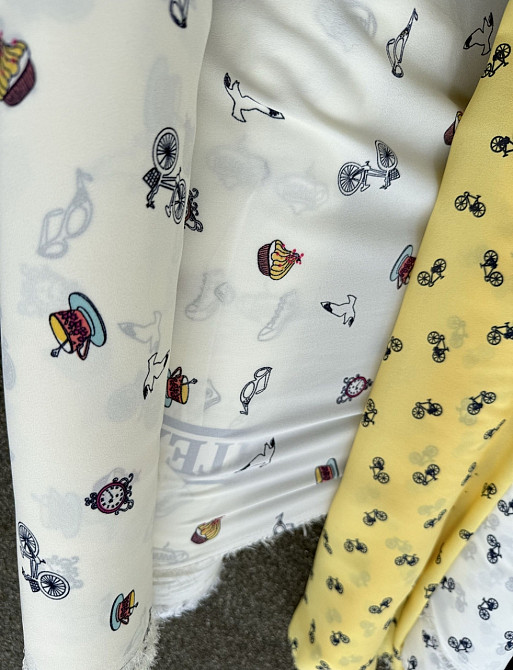 Ткань опт креп-шифон - от 5 м, 50 грн/м Киев - изображение 3