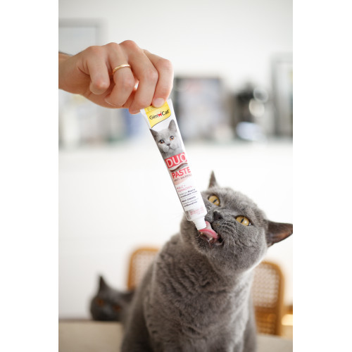 Паста GimCat DUO PASTE Anti-hairboll malt with chicken для кошек с чувствительным пищеварением всех пород мальт и курица 50г Киев - изображение 5