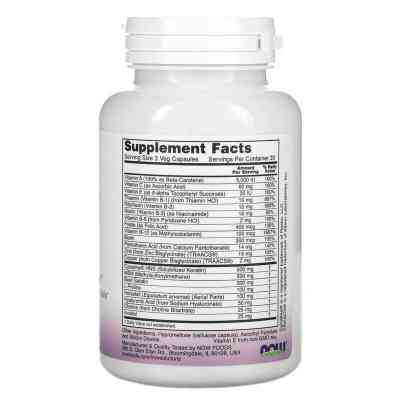 Витаминно-минеральный комплекс Now Foods Витамины для Кожи, Волос и Ногтей, Hair, Skin & Nails, 90 в (NOW-03373) Винница