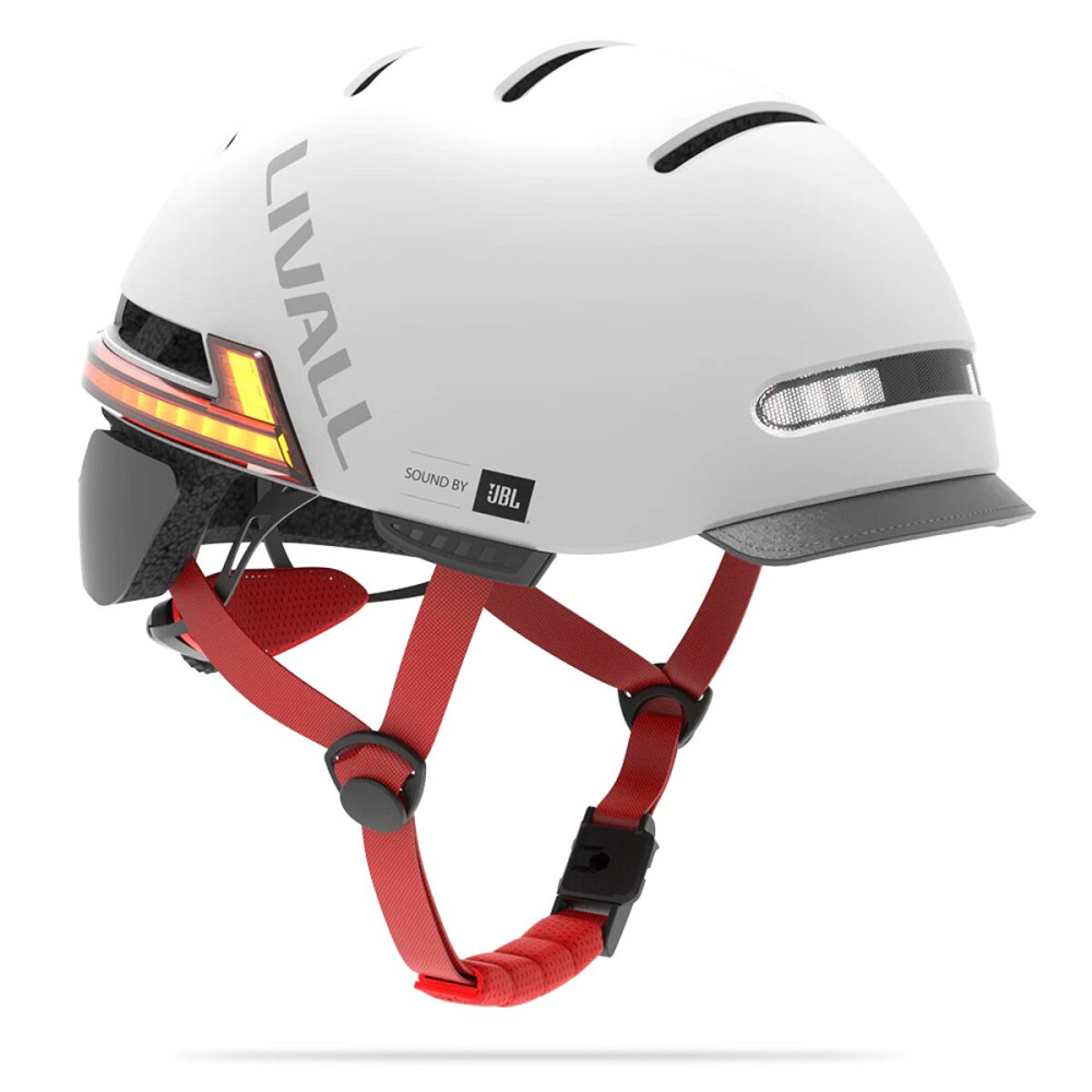 Захисний шолом Livall BH51M NSO (L) Sandstone Grey (57-61см), акустика JBL, мікрофон, сигнали поворотів та стопів, додаток, пульт BR80, застібка, BT ( Киев - изображение 1