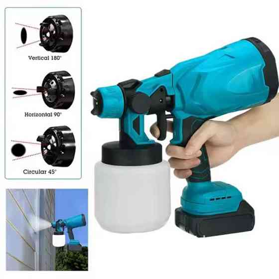 Аккумуляторный краскораспылитель P-002 Paint Spray Pot QE-43 Львов