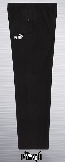 Мужские зауженные штаны Puma Sweat Pants, ткань капа клетка Киев - изображение 1