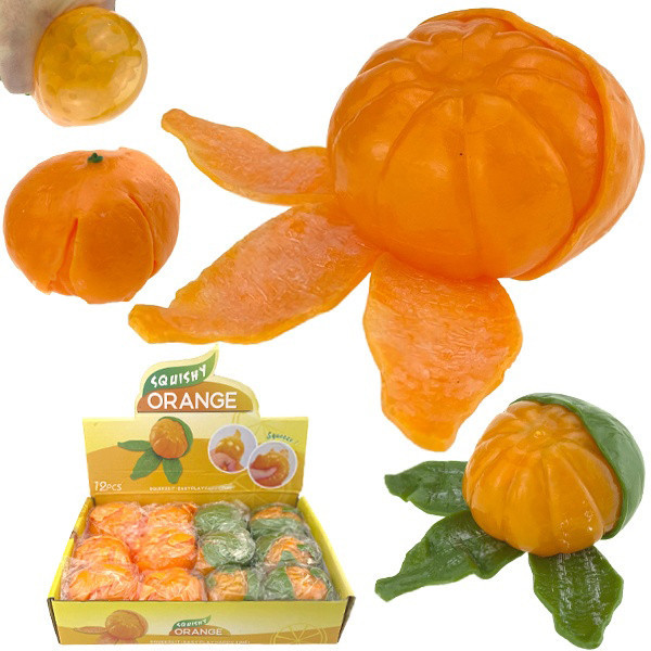 Игрушка антистресс для детей и взрослых Мандарин 12 шт Киев - изображение 1