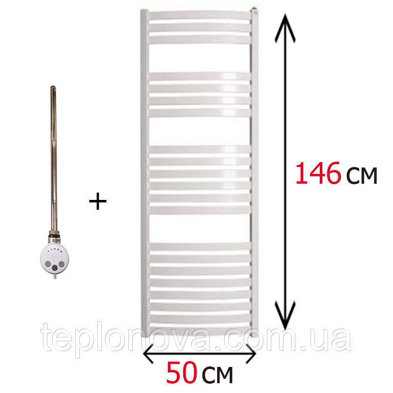 Електрична Рушникосушка Плоска Біла 1460х500 Terma Dorota Чернівці - фото 1