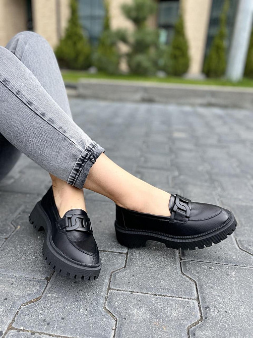 Garti Туфлі жіночі GARTI чорні натуральна шкіра 36р. 37р. 40р. (5166) Коломия - фото 3