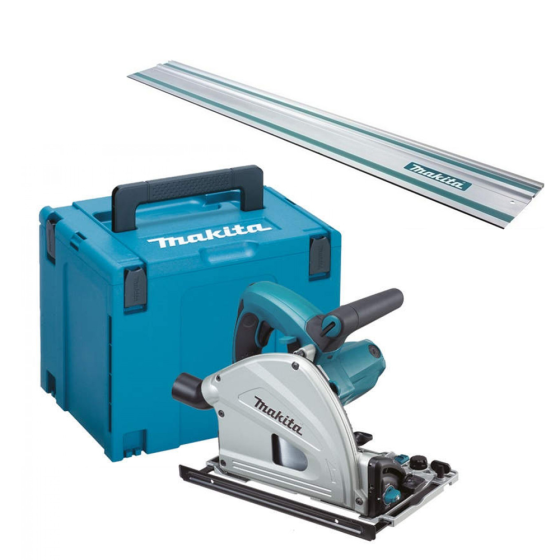 Профессиональная ручная погружная дисковая пила Makita SP6000J : 1300 Вт, 165мм, 55мм + линейка 1.5м Киев