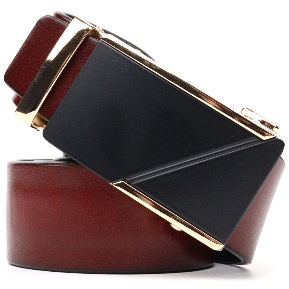 Ремень для мужчин из натуральной кожи Коричневый (Vintage) Киев - изображение 10