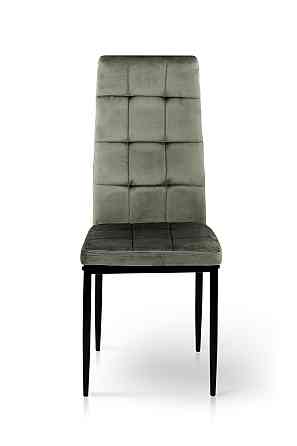 Стілець Айс, чорний/велюр попелястий Київ