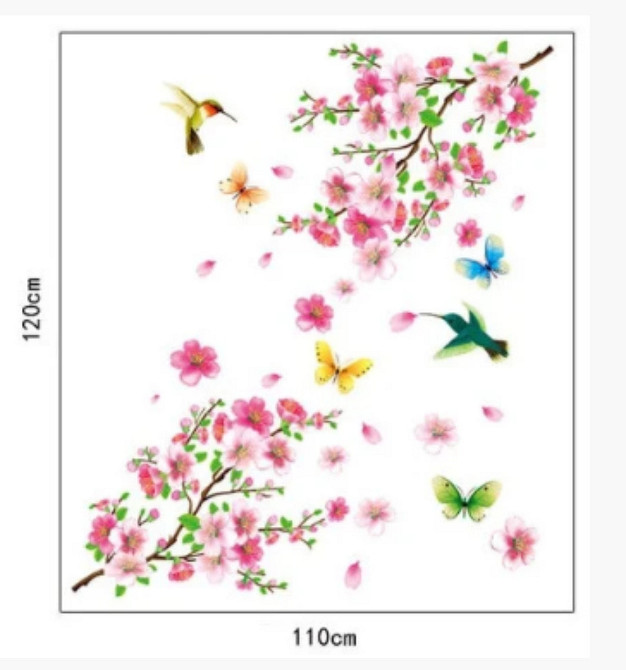 Наклейка интерьерная на стену Цветущая яблуня Киев - изображение 2