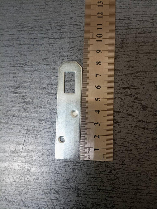 Вушко для підвішування меблів  80х20мм, оцинк білий "Mark" Київ - фото 1