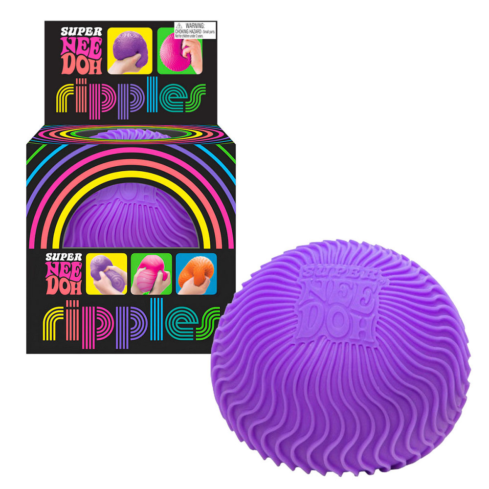 Іграшка-антистрес NeeDoh серії Super – Яскраві хвилькі (пурпуровий) Дніпро - фото 1