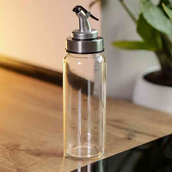 Пляшка для олії та оцту з дозатором 350 мл скляна HP-1348 Київ