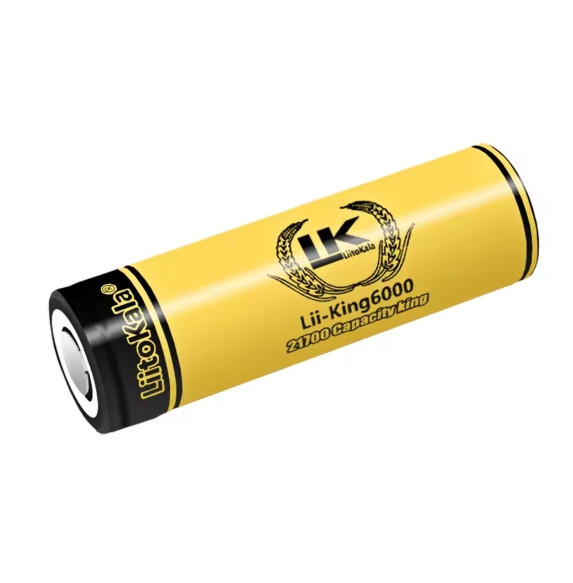 Аккумулятор 21700 LiitoKala 6000mAh 3.7V Li-ion KING Винница - изображение 2