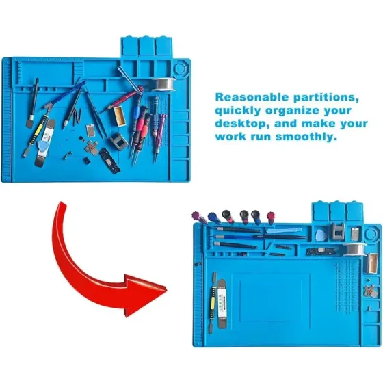 Силіконовий термостійкий коврик для пайки 36x26 см Київ