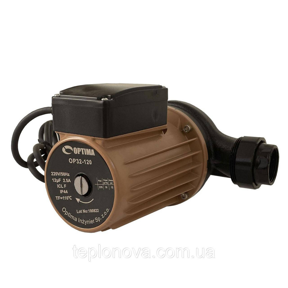 Насос циркуляційний Optima OP32-120 220 мм + гайки, + кабель із виделкою! Чернівці - фото 5