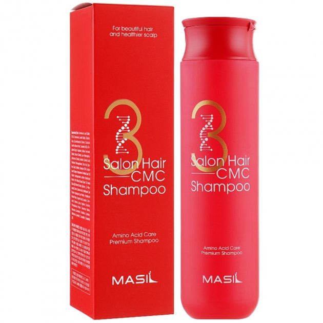 Восстанавливающий шампунь с аминокислотным комплексом 3 Salon Hair CMC Shampoo Masil 300 мл Киев - изображение 1