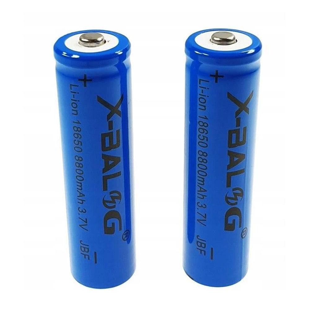 Акумулятор 18650, 8800mAh, 3,7В, Li-ion, X-BALOG / Багаторазова літій-іонна батарея Київ - фото 9