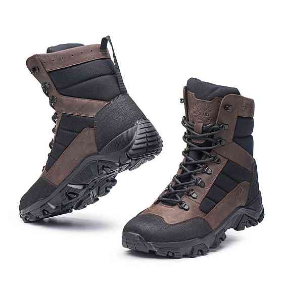 Тактичні берці зимові коричневі теплі водонепроникні взуття для ЗСУ поліції ДСНС охорони та полювання 40 (26,5) Харків