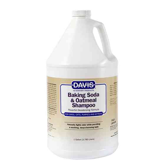 Davis Baking Soda & Oatmeal ДЕВІС ХАРЧОВА СОДА З ВІВСЯНКОЮ дезодорувальний шампунь глибокого очищення із заспокійливою дією для собак і котів Київ