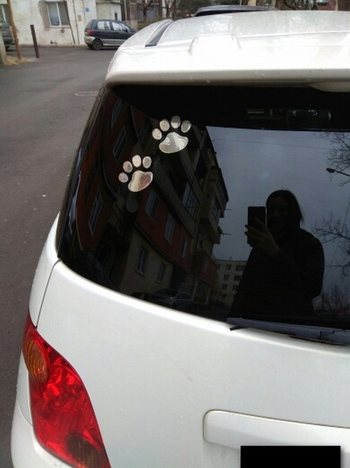 Опуклі автомобільні наклейки зі слідами золота Київ - фото 4