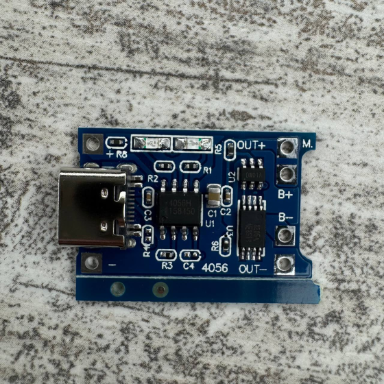 Модуль зарядки Li-ion батарей USB Type-C TP4056 X52136 с защитой Киев