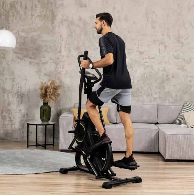 Орбітрек магнітний Hop-Sport HS-450B Dynamic чорно-золотистий Київ - фото 4