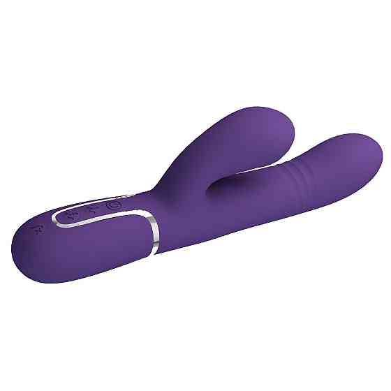 Вибромассажер с поступательным движением серии Pretty Love - Mariana Twinkled Dark Purple 7 vibration Sex Aura Киев