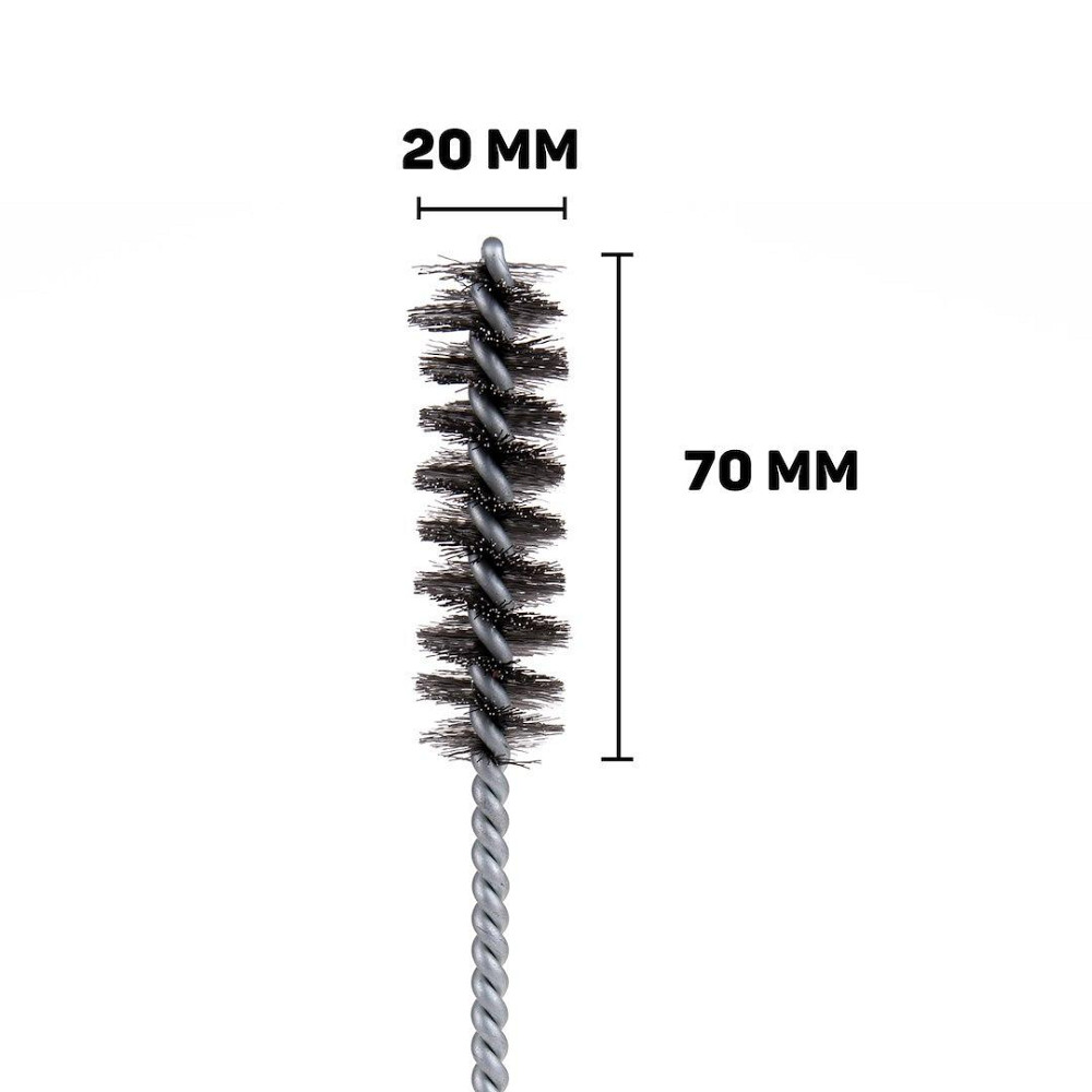 Йоржик дротяний "GeKo" з нержавійки загальною довжиною 200мм, довжиною йоржика 70мм, діаметром 20мм Киев - изображение 2