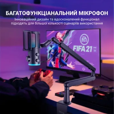 Мікрофон Fifine TAM6 Black (TAM6) Вінниця - фото 12