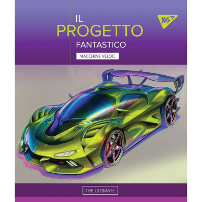 Зошит Yes А5 Fantastic Cars 18 аркушів клітинка (765181) Вінниця - фото 5